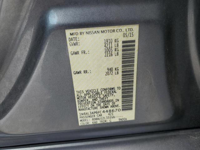 2015 NISSAN ALTIMA 2.5 - 1N4AL3AP6FC448670