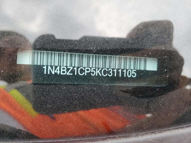 2019 NISSAN LEAF S PLU 1N4BZ1CP5KC311105