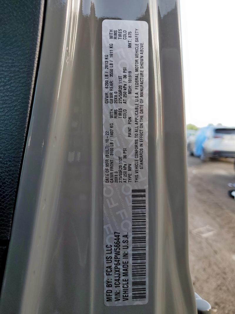 2023 JEEP WRANGLER S 1C4JJXP64PW566447