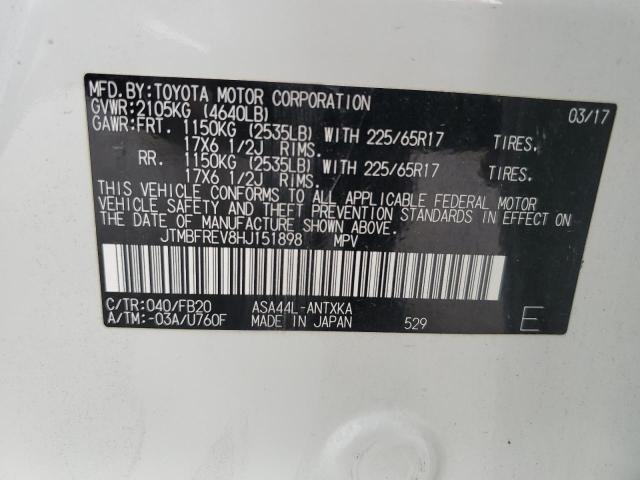 2017 TOYOTA RAV4 LE JTMBFREV8HJ151898