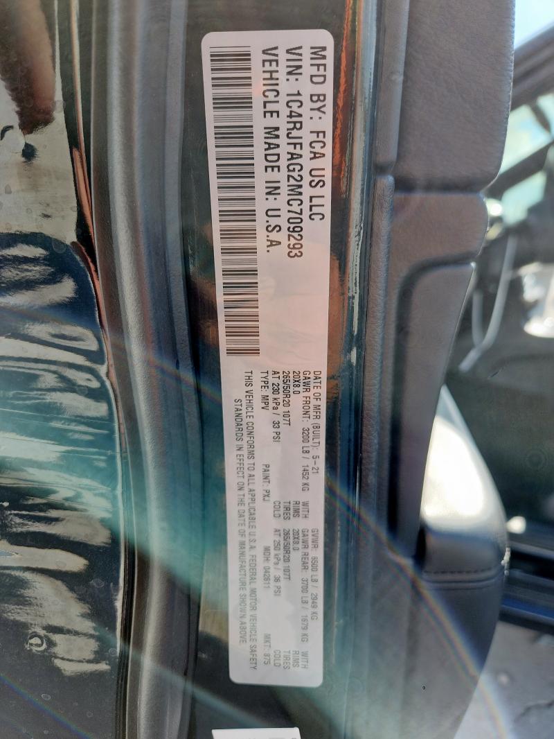 2021 JEEP GRAND CHER 1C4RJFAG2MC709293
