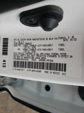 2022 TOYOTA TACOMA DOU 3TMCZ5AN1NM476918