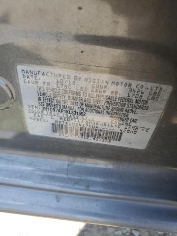 2019 NISSAN VERSA S - 3N1CN7AP1KL831552