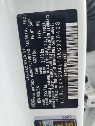 2019 KIA OPTIMA EX 5XXGU4L18KG320408