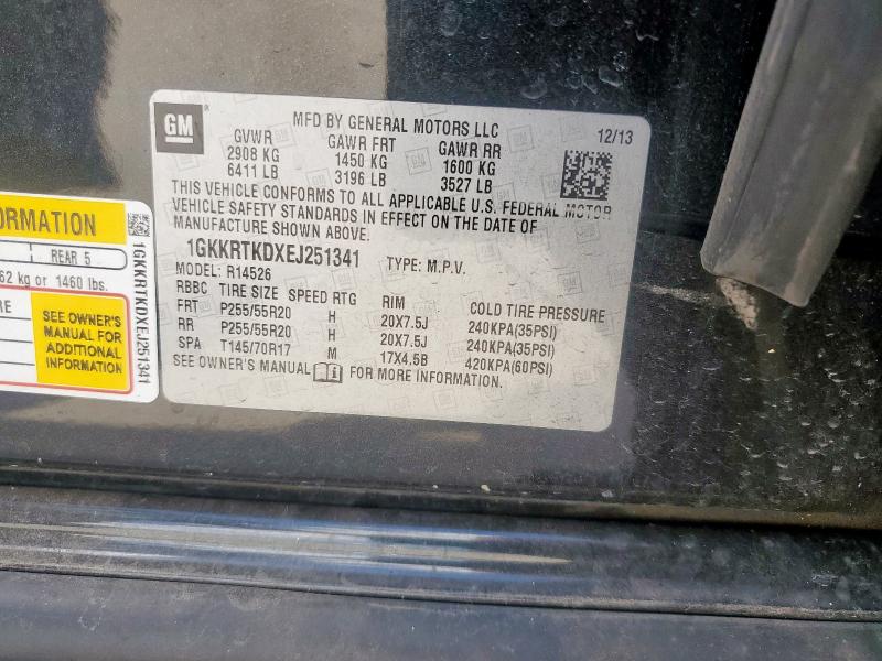 2014 GMC ACADIA DEN - 1GKKRTKDXEJ251341