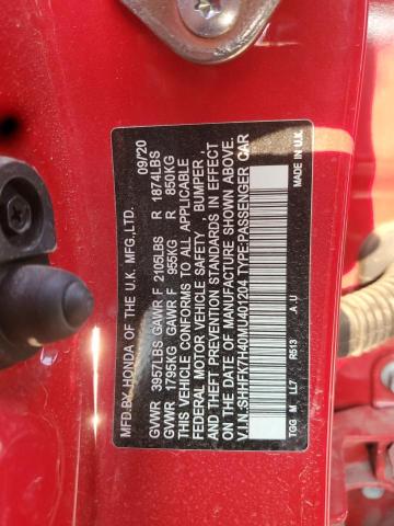2021 HONDA CIVIC SPOR - SHHFK7H40MU401204