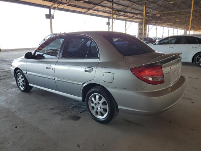 KIA RIO 2004 silver  gas KNADC125746326479 photo #3
