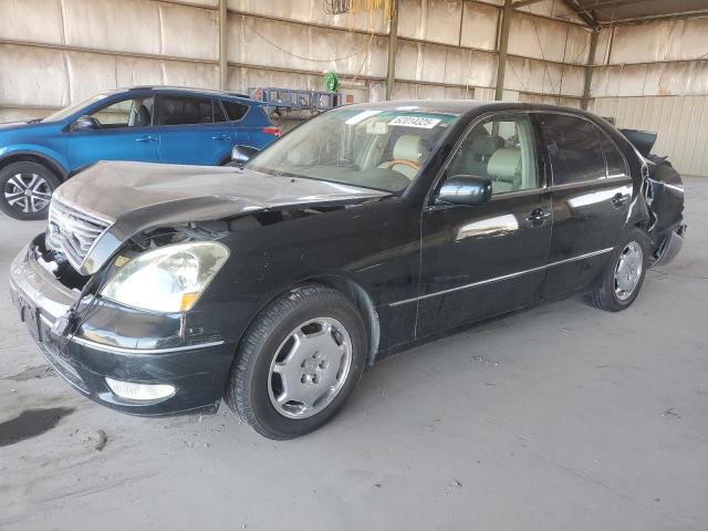 LEXUS LS 2002 black  gas JTHBN30F120053436 photo #1