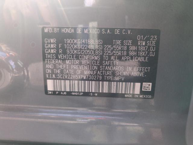 2023 HONDA HR-V SPORT 3CZRZ2H5XPM730279
