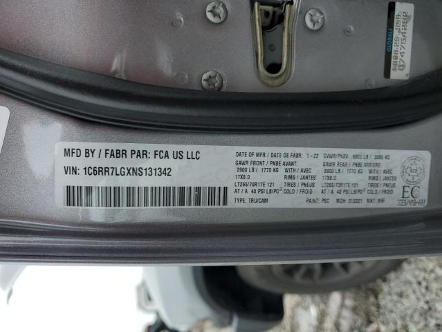 2022 RAM 1500 CLASS 1C6RR7LGXNS131342