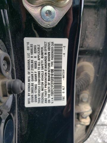 2016 HONDA CIVIC EX - 19XFC1F37GE016108