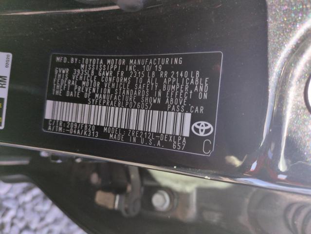 2020 TOYOTA COROLLA LE - 5YFEPRAE8LP076057