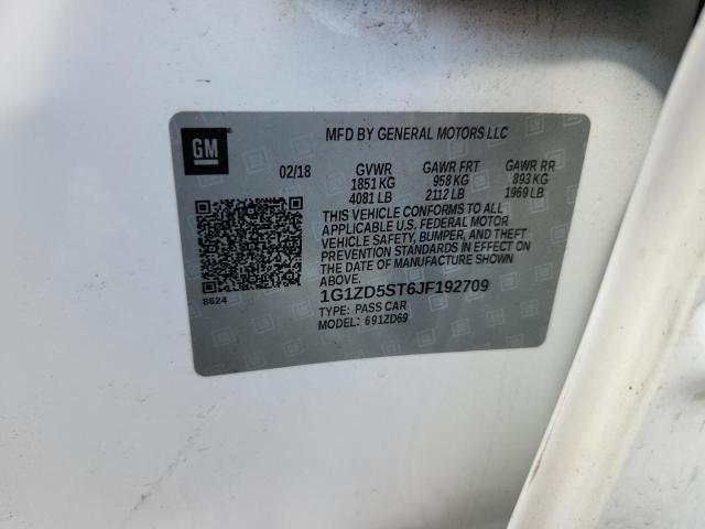 2018 CHEVROLET MALIBU LT - 1G1ZD5ST6JF192709