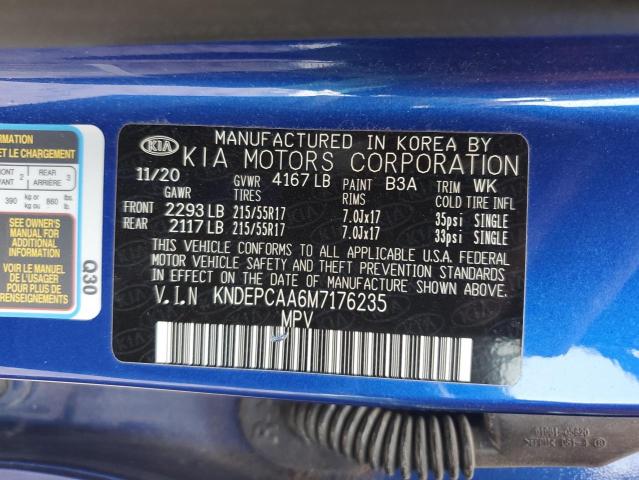 2021 KIA SELTOS LX KNDEPCAA6M7176235