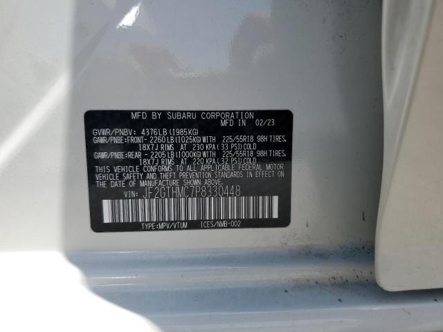 2023 SUBARU CROSSTREK - JF2GTHMC7P8330448