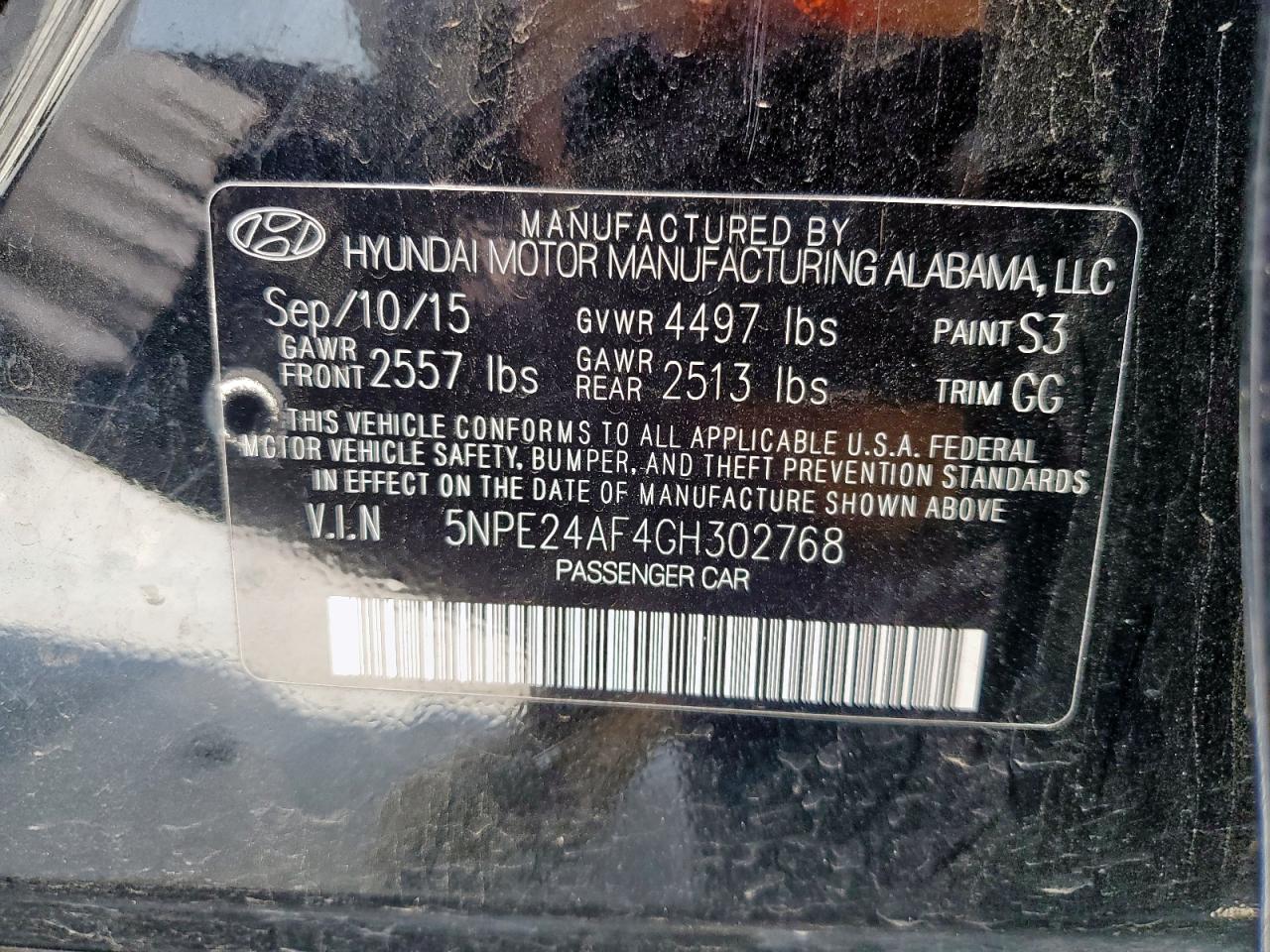 Hyundai Sonata se 2016