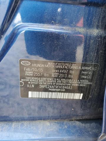 2015 HYUNDAI SONATA SE - 5NPE24AF9FH184683