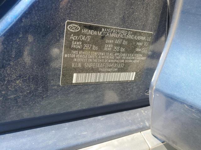 2017 HYUNDAI SONATA SPORT 5NPE34AF0HH585832