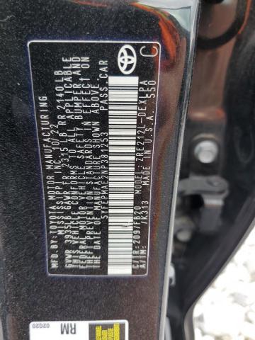 2022 TOYOTA COROLLA LE 5YFEPMAE2NP381253