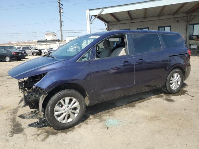 KIA SEDONA LX 2018 blue  gas KNDMB5C16J6390324 photo #1