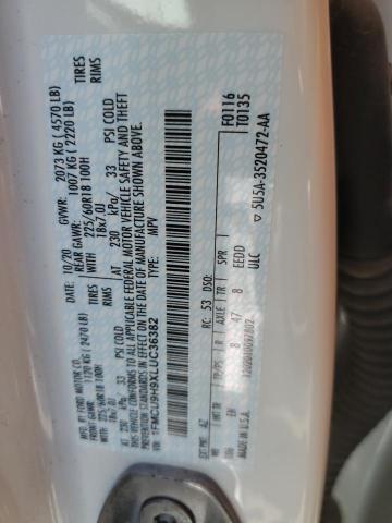 2020 FORD ESCAPE SEL - 1FMCU9H9XLUC36382
