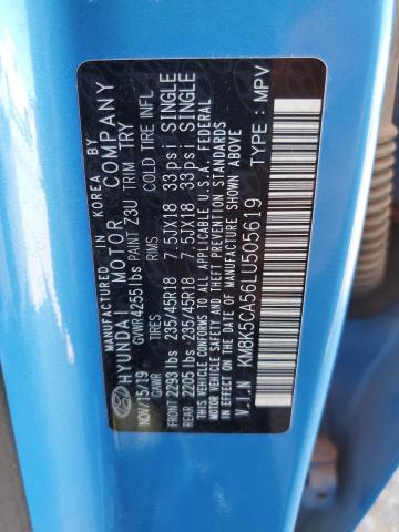 2020 HYUNDAI KONA ULTIM - KM8K5CA56LU505619