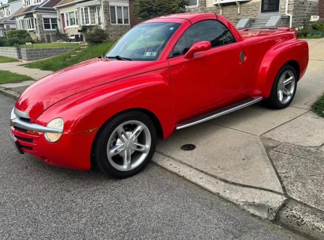 CHEVROLET SSR 2004 red pickup gas 1GCES14P64B109571 photo #3
