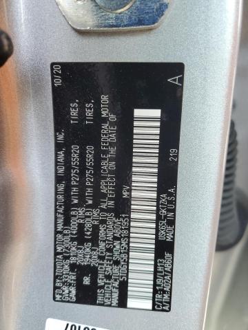 2021 TOYOTA SEQUOIA PL 5TDGY5B15MS181951