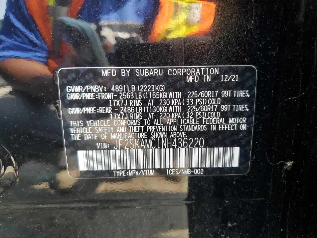 SUBARU FORESTER WILDERNESS