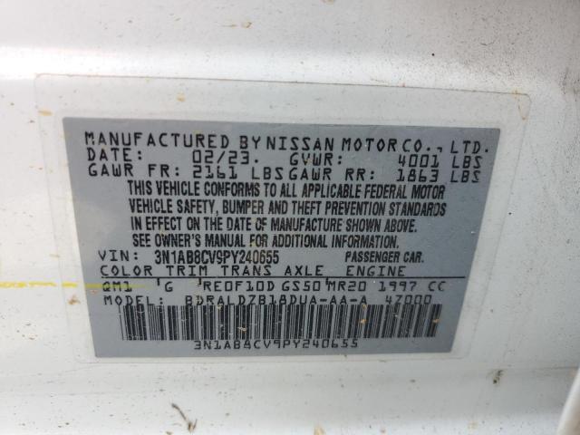 2023 NISSAN SENTRA SV 3N1AB8CV9PY240655