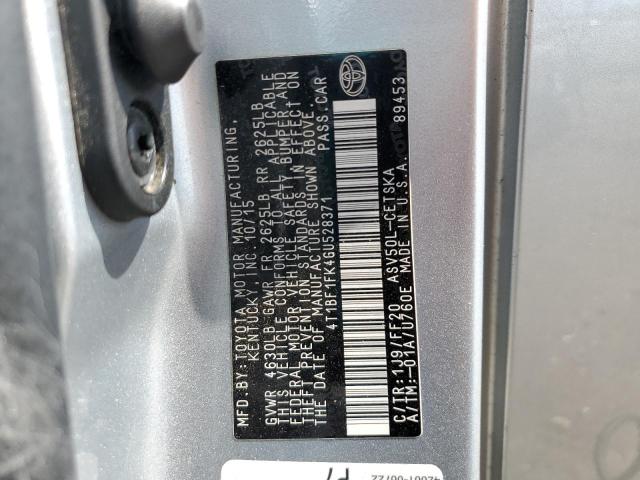 2016 TOYOTA CAMRY LE - 4T1BF1FK4GU528371