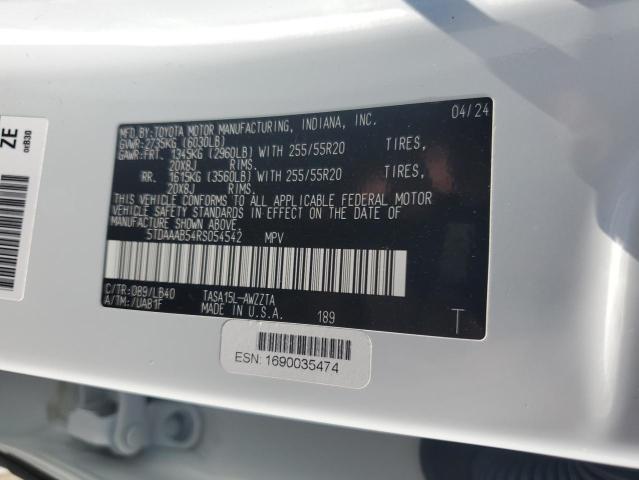 2024 TOYOTA GRAND HIGH 5TDAAAB54RS054542