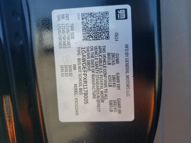 2024 CHEVROLET EXPRESS G2 1GAWGEFPXR1178005