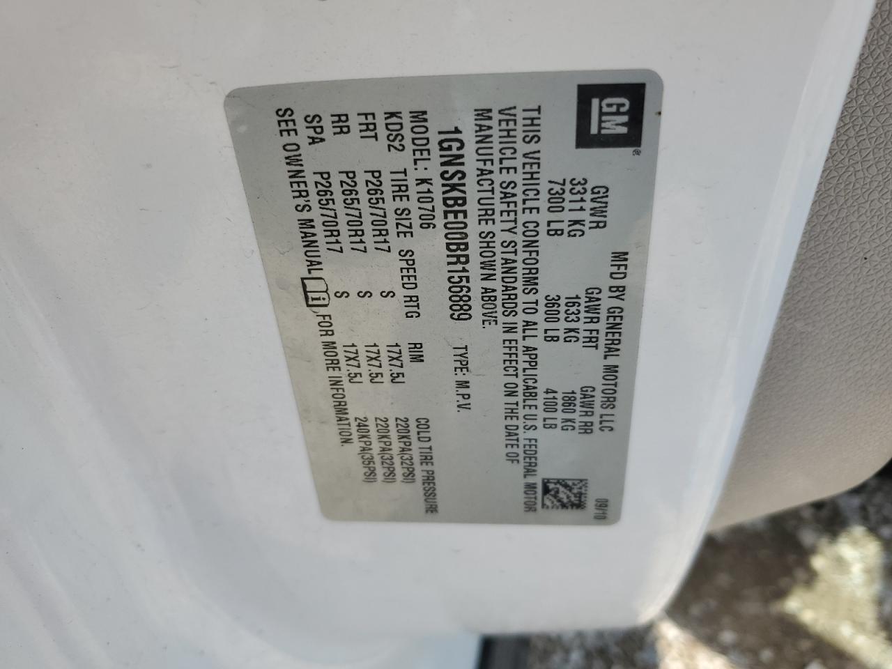 CHEVROLET TAHOE K1500 LT