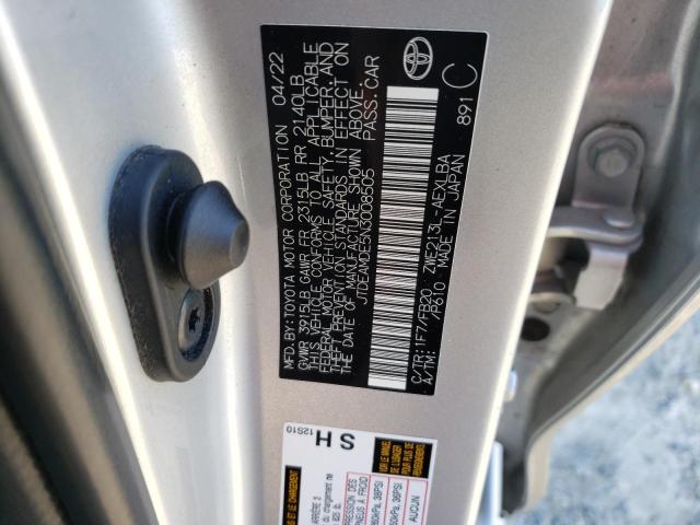 2022 TOYOTA COROLLA LE - JTDEAMDE5N3008505