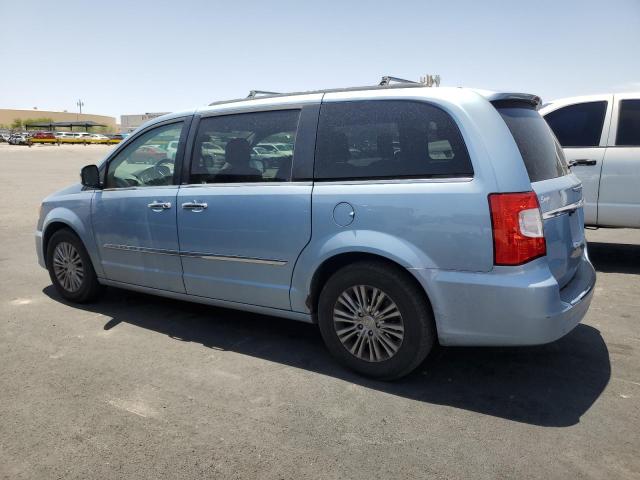 CHRYSLER TOWN AND C 2013 blue  flexible fuel 2C4RC1CG2DR534612 photo #3