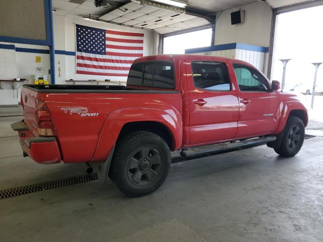 TOYOTA TACOMA DOU 2005 red  gas 5TELU42NX5Z104004 photo #4