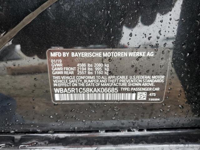 2019 BMW 330I - WBA5R1C58KAK06685