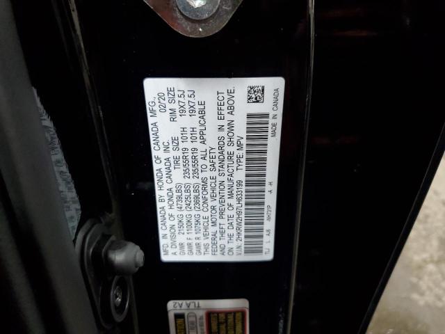 2020 HONDA CR-V TOURI - 2HKRW2H97LH633199