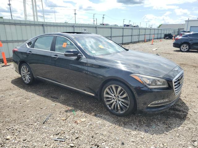 Vin: kmhgn4jf4fu016497, lot: 61957145, hyundai genesis 5.0l 20154