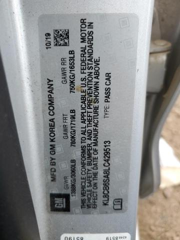 2020 CHEVROLET SPARK LS - KL8CB6SA8LC429513