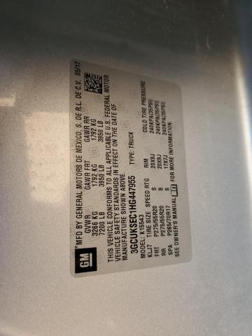 2017 CHEVROLET SILVERADO - 3GCUKSEC1HG447955