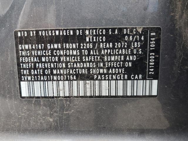 2015 VOLKSWAGEN GOLF - 3VW217AU1FM007154
