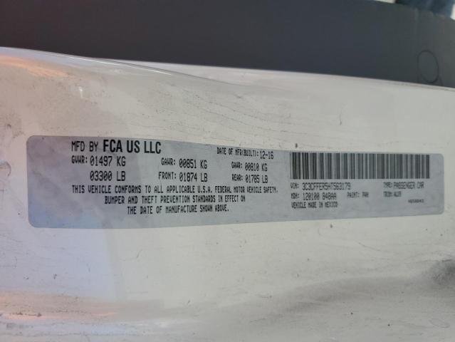 2017 FIAT 500 LOUNGE 3C3CFFER5HT563179