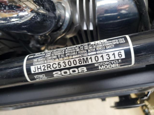 2008 HONDA VT750 C2 JH2RC53008M101316