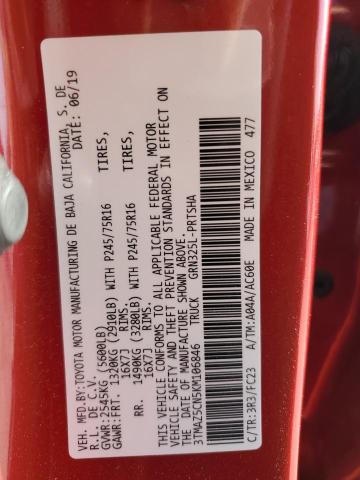 2019 TOYOTA TACOMA DOU - 3TMAZ5CN5KM106846