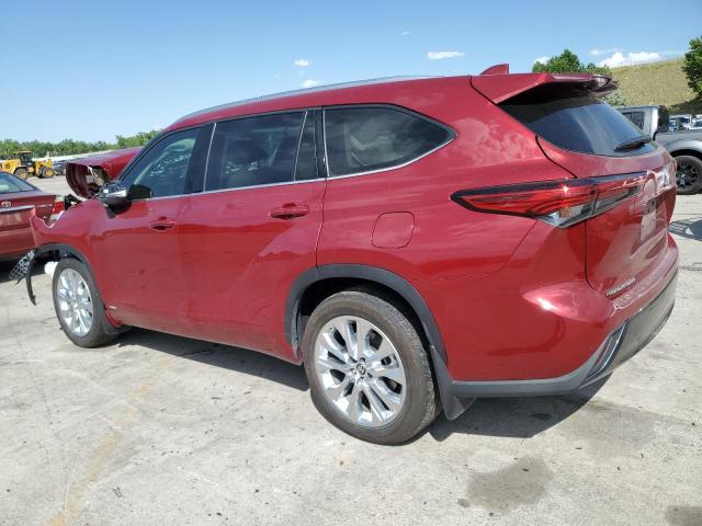 Vin: 5tdxbrch9ns555080, lot: 61753235, toyota highlander hybrid limited 20222