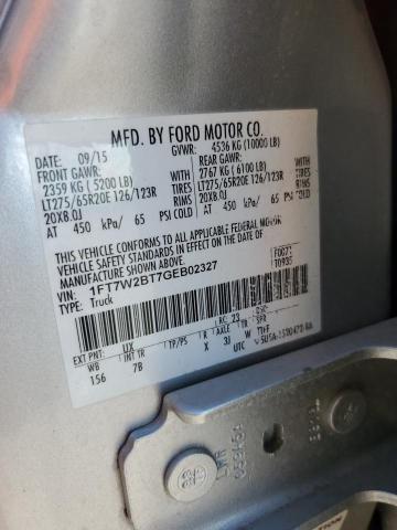 2016 FORD F250 1FT7W2BT7GEB02327
