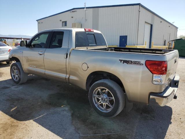TOYOTA TUNDRA DOU 2008 gold  gas 5TFBV58198X039757 photo #3