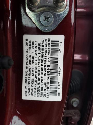 2015 HONDA CIVIC LX - 19XFB2F5XFE701468